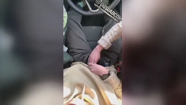 A guy gave it to a Russian slut on the highway