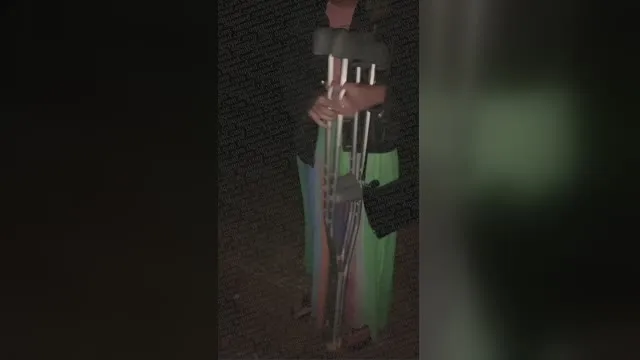 Russian pawnbroker on crutches was forced to undress