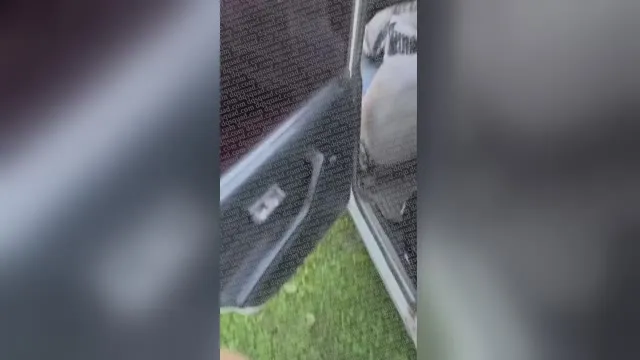 De pandjesbaas werd uit de auto getrokken en gestraft in het bijzijn van haar vrienden