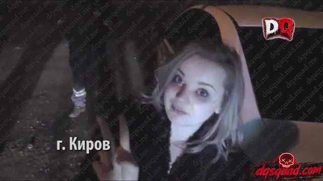 Russian woman has clearly had too much